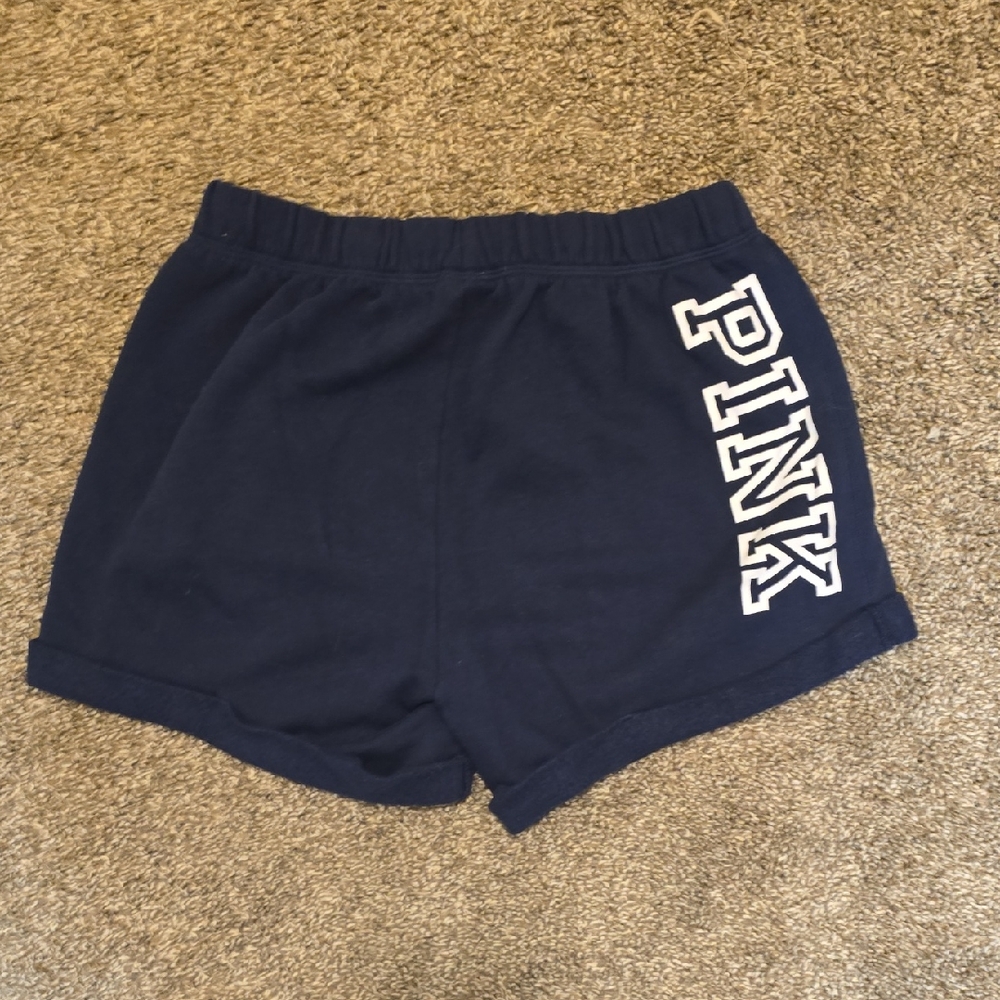 PINK Victoria's Secret Navy Athletic Shorts